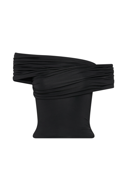 Lourdes Slinky Off Shoulder Top - Black-My Chic Way.All Rights Reserved