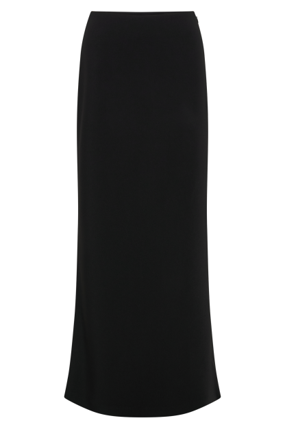Charlene Slinky Midi Skirt - Black-My Chic Way.All Rights Reserved