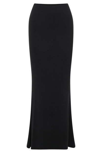 Jonah Modal Maxi Skirt - Black-My Chic Way.All Rights Reserved