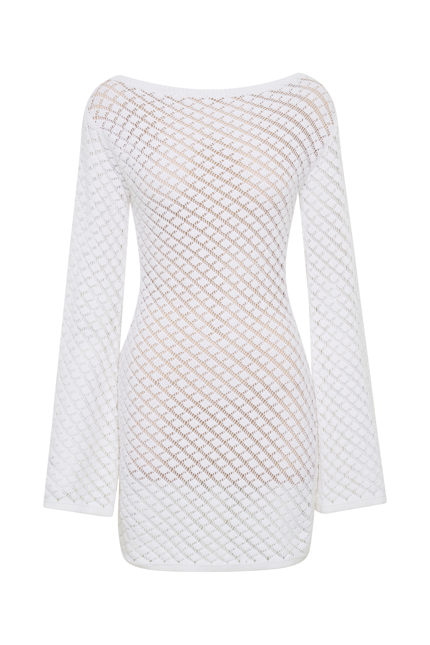 Galilea Knit Mini Dress - Ivory-My Chic Way.All Rights Reserved