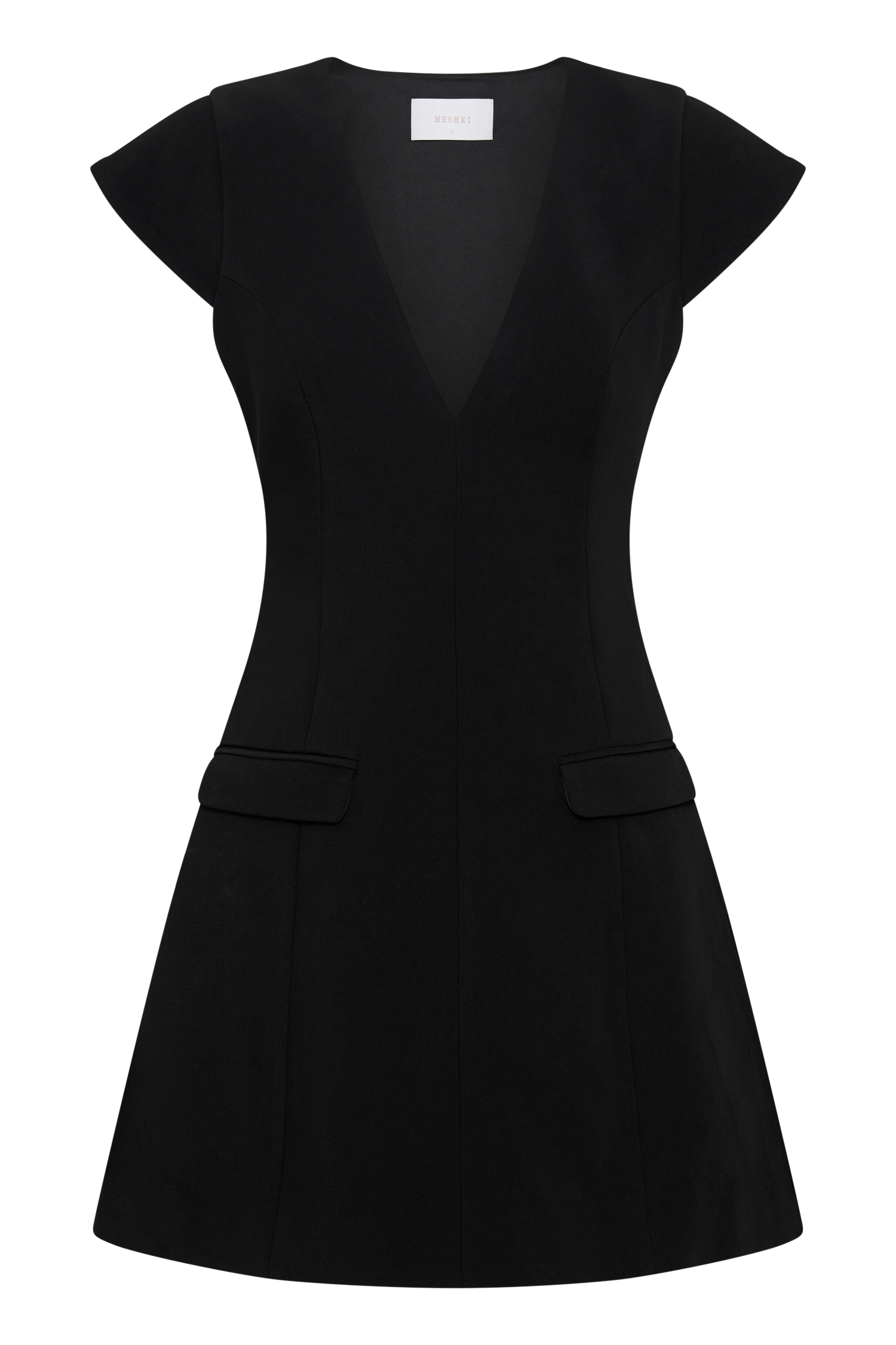 Kiernan Sleeveless Blazer Dress - Black-My Chic Way.All Rights Reserved