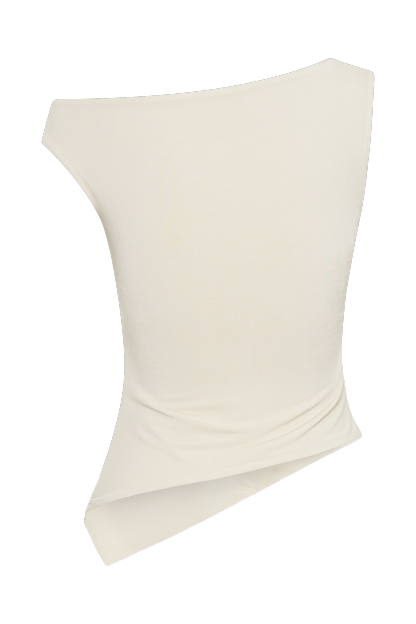 Irving Off Shoulder Slinky Top - Ivory-My Chic Way.All Rights Reserved