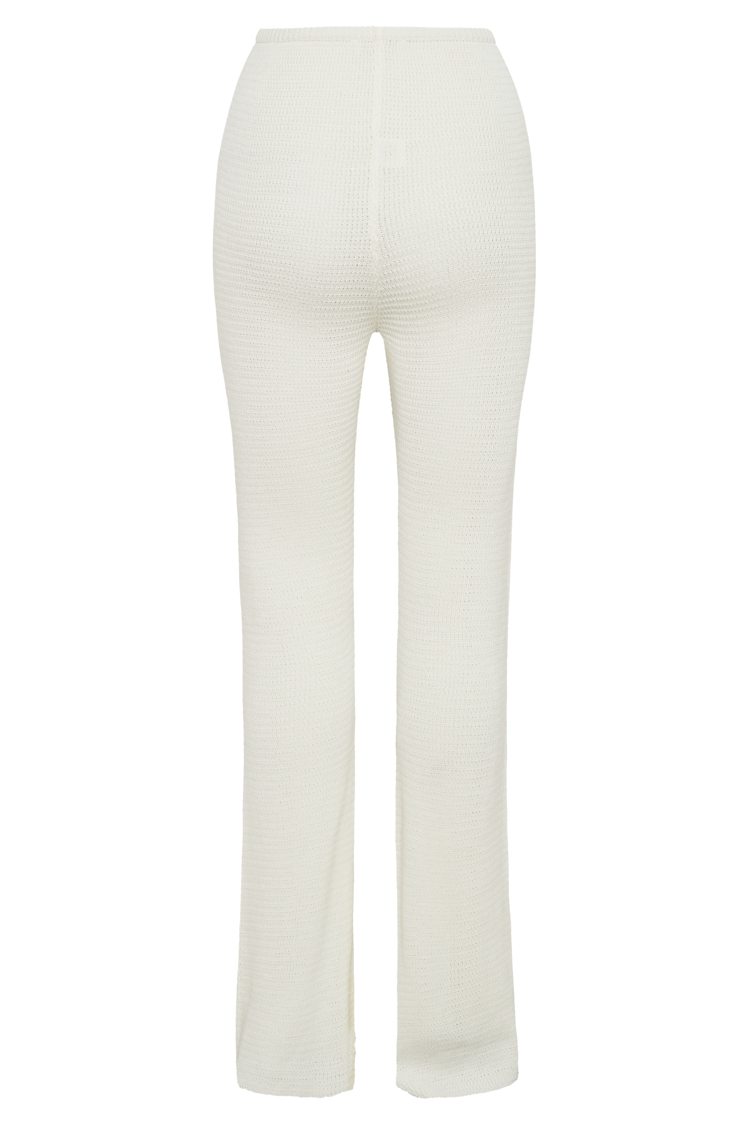 Ridley Straight Leg Knit Pant - Ivory-My Chic Way.All Rights Reserved