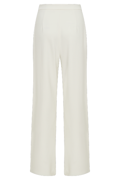 Antonia Pleated Wide Leg Pants - Ivory-My Chic Way.All Rights Reserved