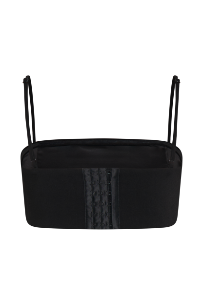 Perry Suiting Crop Top - Black-My Chic Way.All Rights Reserved