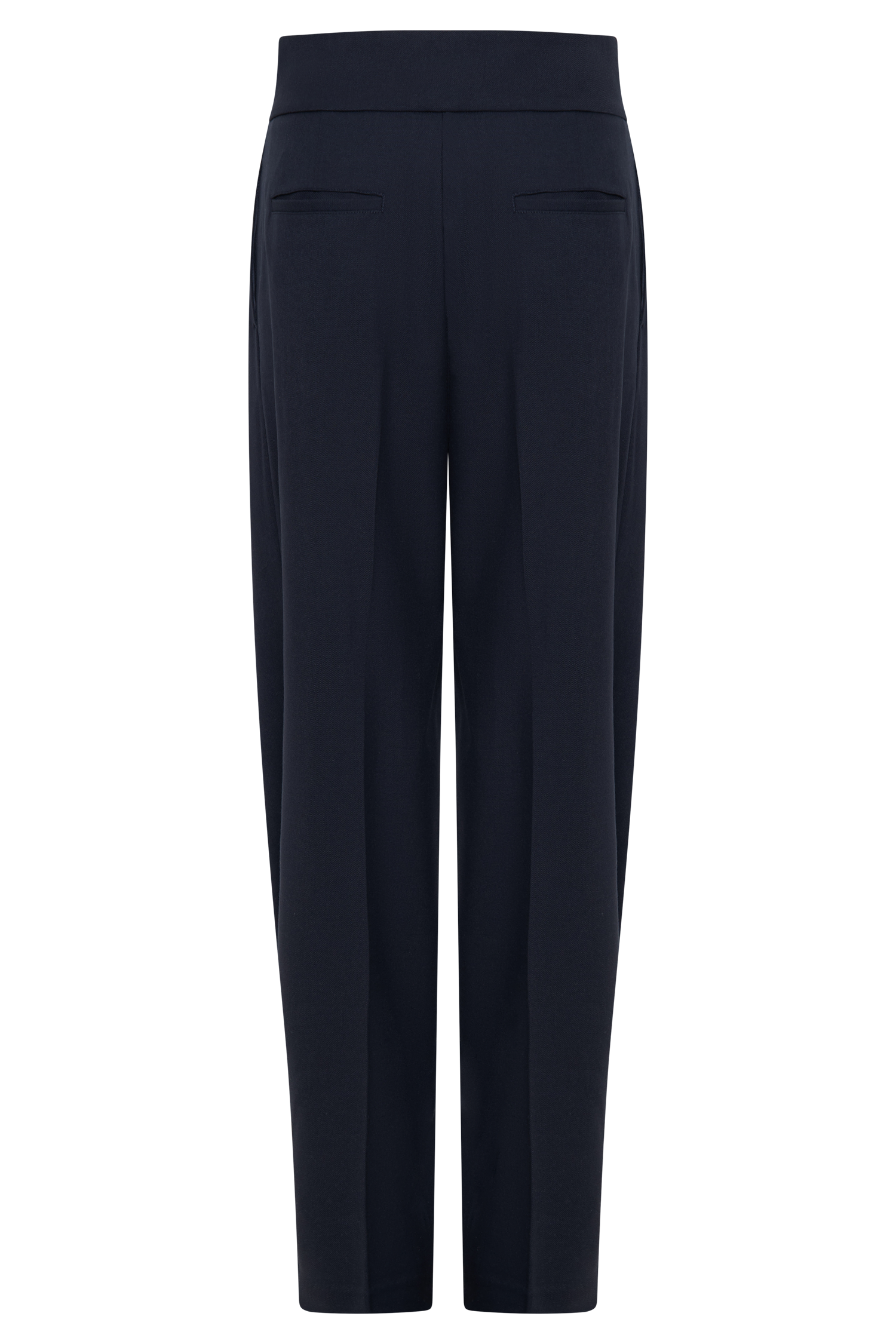 Penelope Pleated High Waisted Pants - Dark Navy-My Chic Way.All Rights Reserved