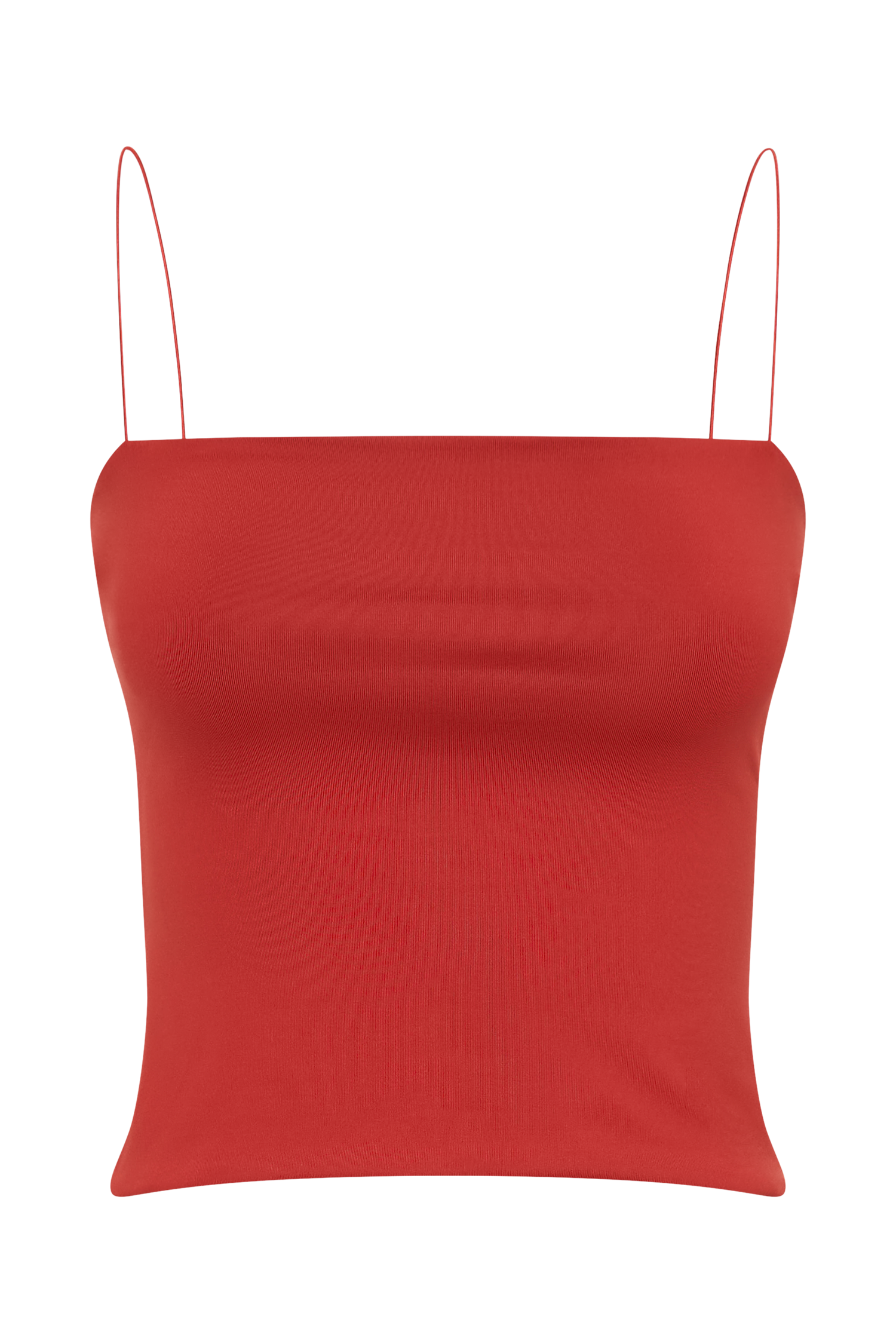Arya Longline Spaghetti Strap Top - Ruby-My Chic Way.All Rights Reserved
