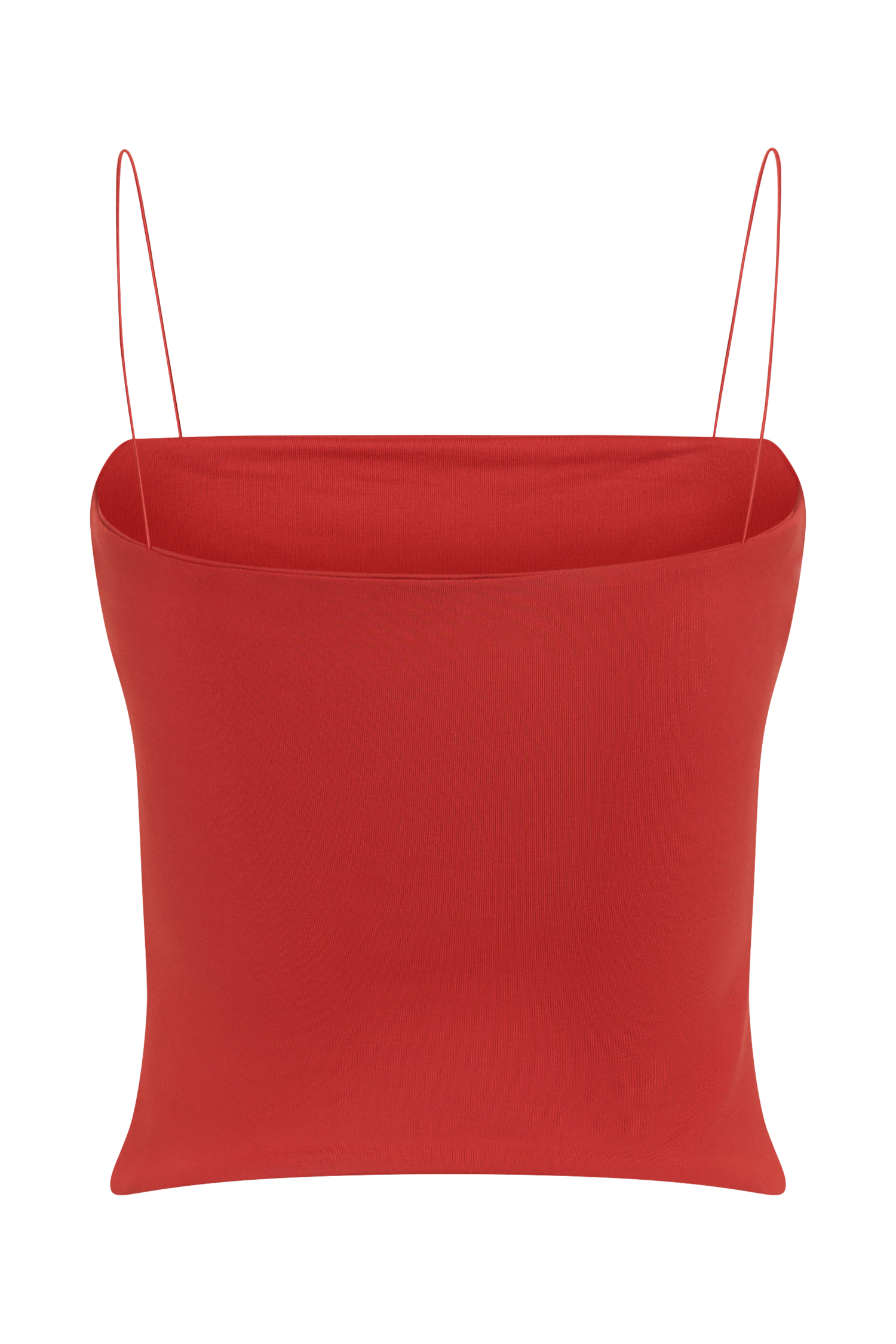 Arya Longline Spaghetti Strap Top - Ruby-My Chic Way.All Rights Reserved