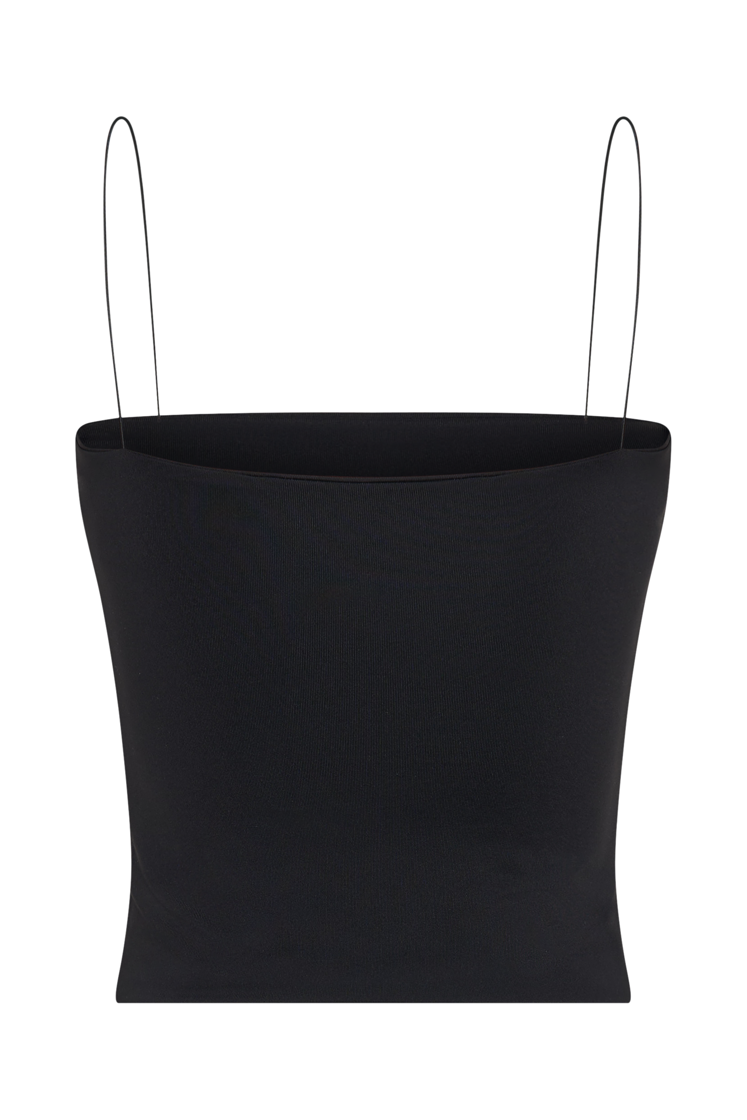 Arya Longline Spaghetti Strap Top - Black-My Chic Way.All Rights Reserved
