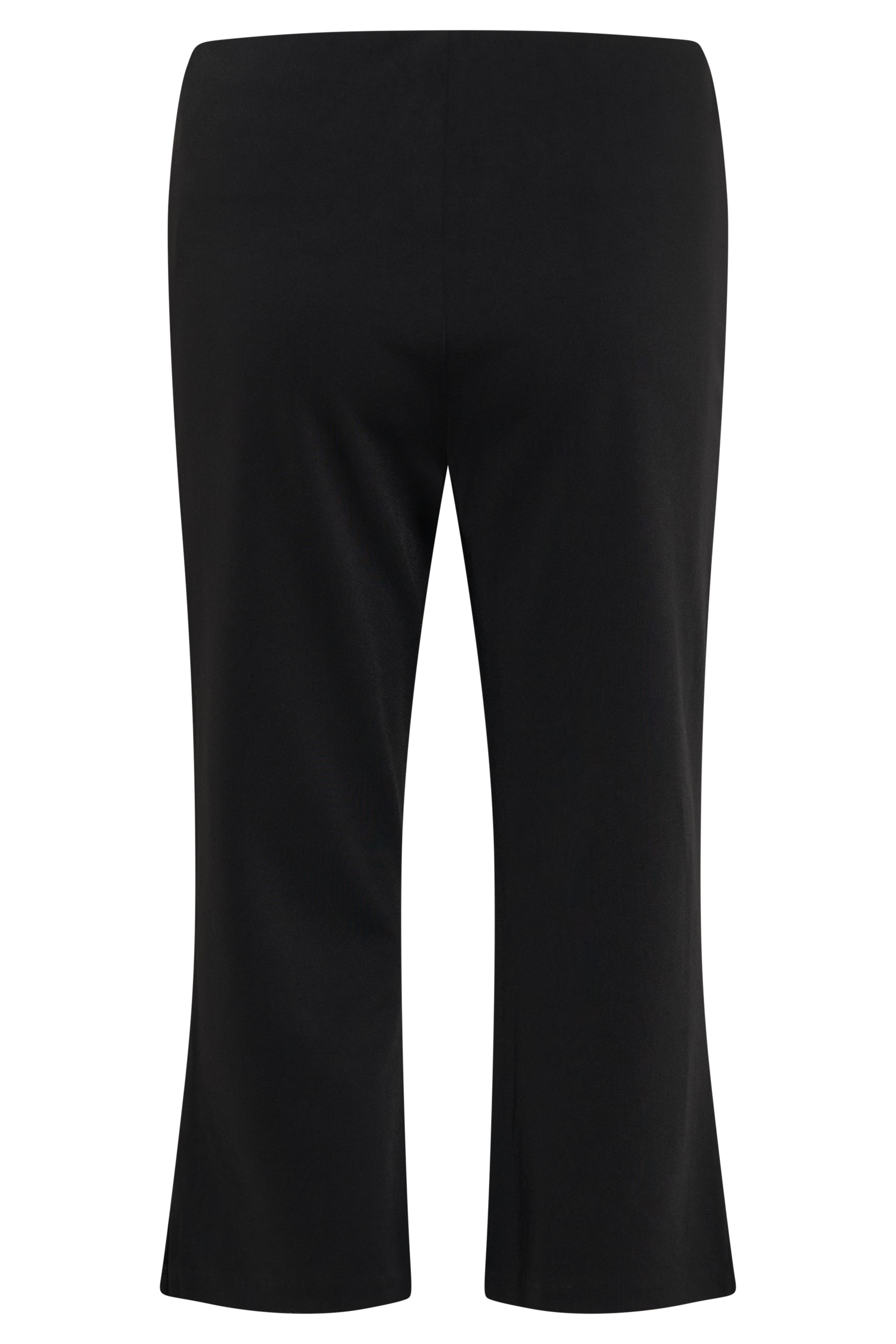 Layla Flared Crepe Capri Pants - Black-My Chic Way.All Rights Reserved