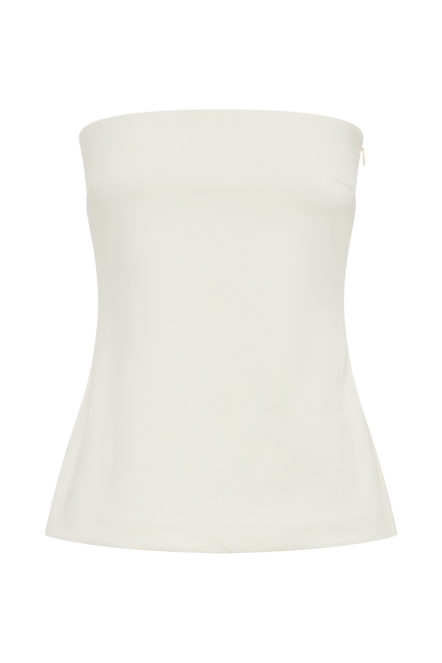 Antonia Strapless Cut Out Top - Ivory-My Chic Way.All Rights Reserved