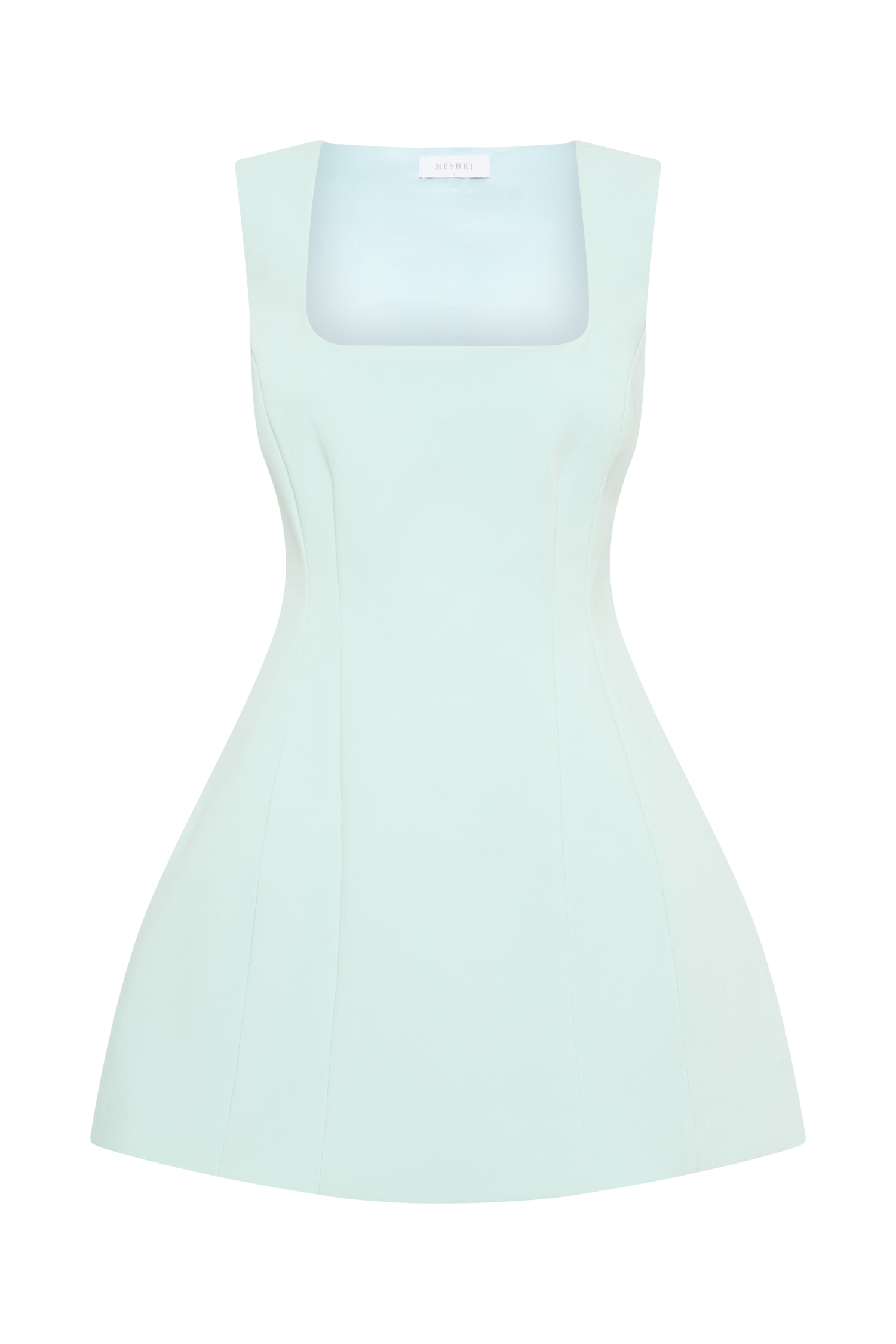 Lysandre Crepe Mini Dress - Ice Blue-My Chic Way.All Rights Reserved