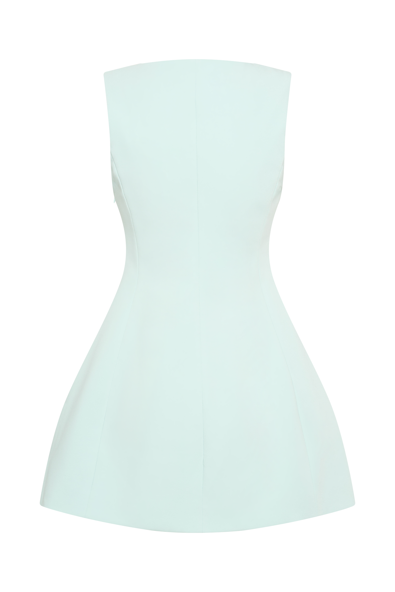 Lysandre Crepe Mini Dress - Ice Blue-My Chic Way.All Rights Reserved