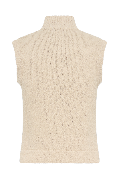 Azalea Sleeveless Knit Top - Wheat-My Chic Way.All Rights Reserved