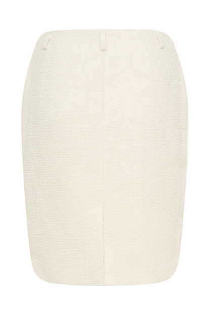 Addison Boucle Knee Length Skirt - Ivory-My Chic Way.All Rights Reserved
