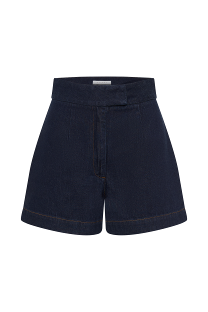 Abel Denim Shorts - Indigo Blue-My Chic Way.All Rights Reserved
