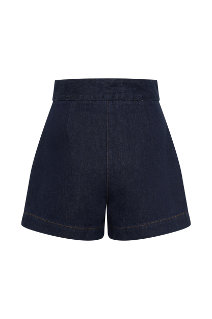 Abel Denim Shorts - Indigo Blue-My Chic Way.All Rights Reserved