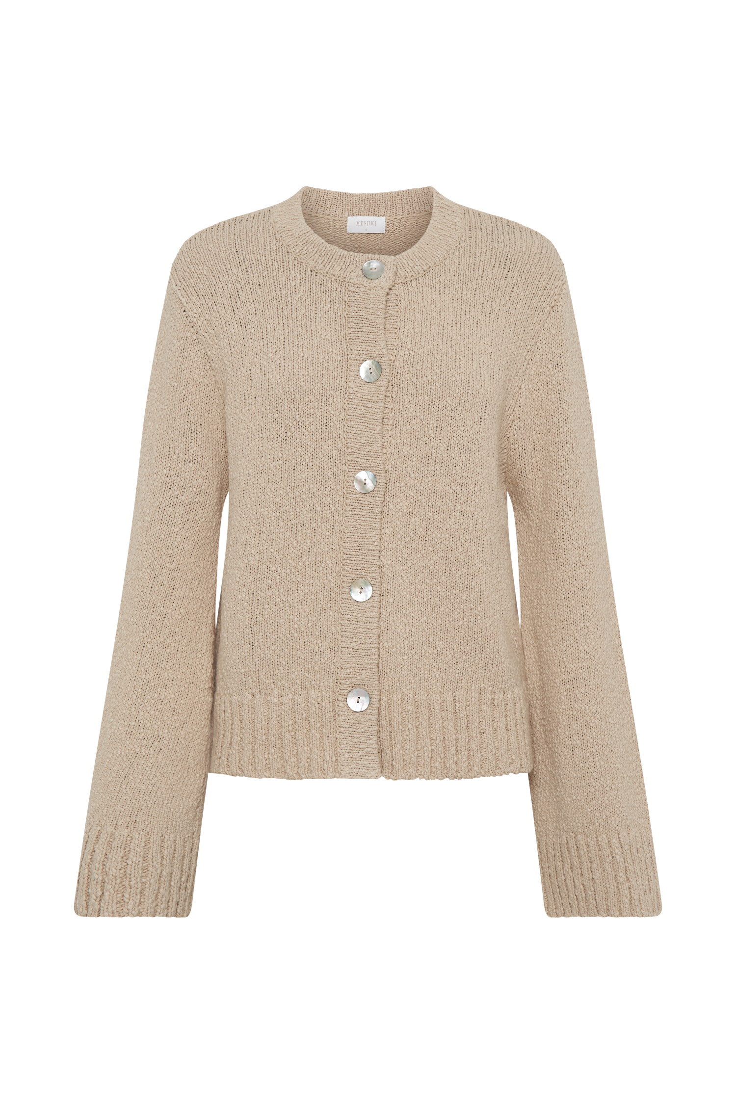 Moira Oversized Boucle Cardigan - Wheat-My Chic Way.All Rights Reserved