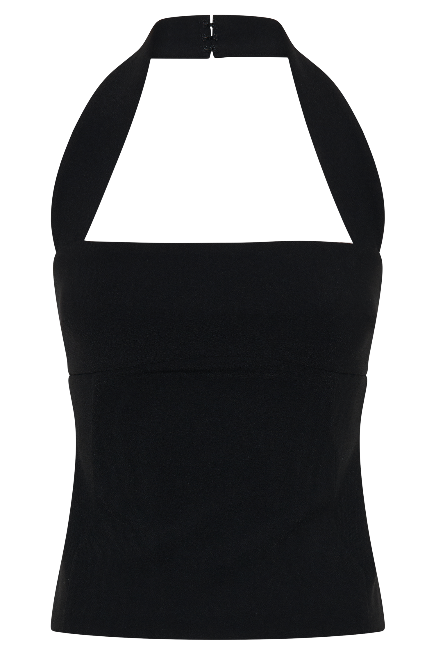 Amelita Suiting Halter Top - Black-My Chic Way.All Rights Reserved