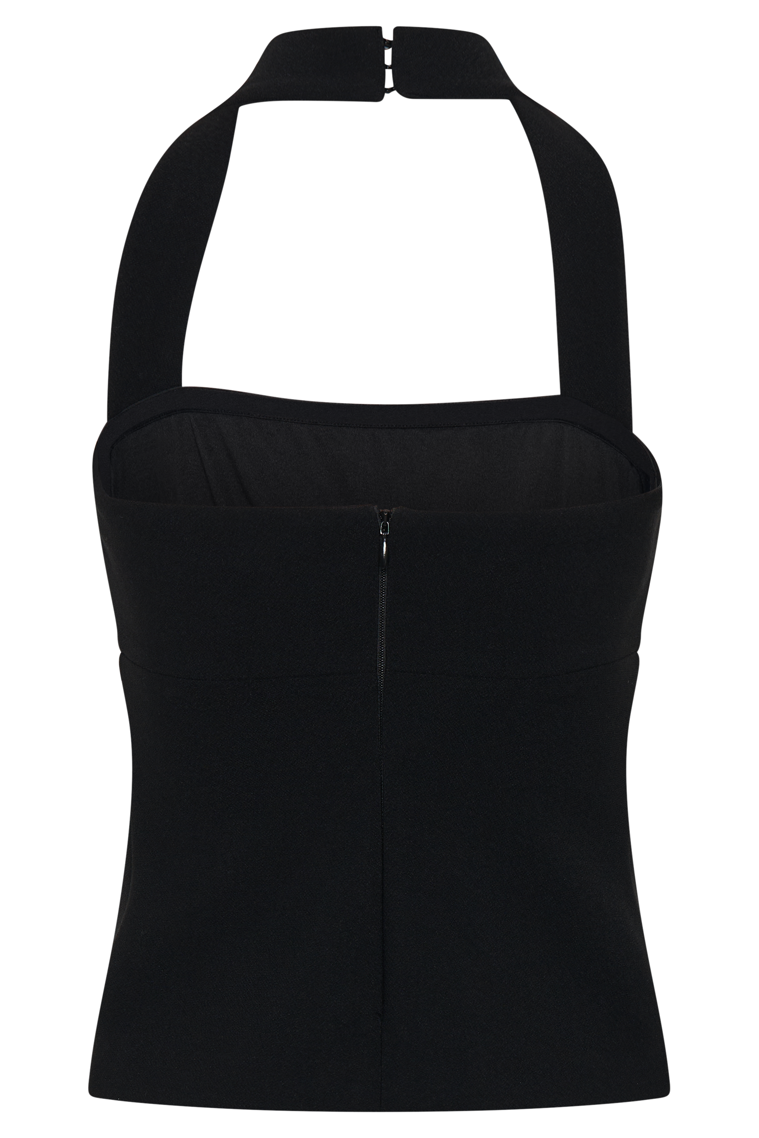 Amelita Suiting Halter Top - Black-My Chic Way.All Rights Reserved
