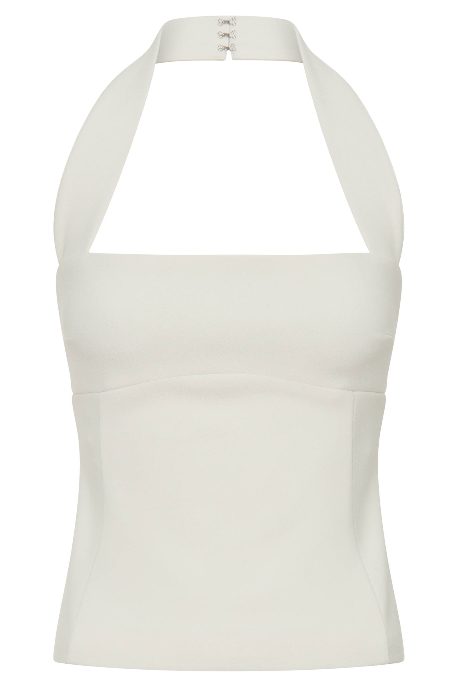 Amelita Suiting Halter Top - Ivory-My Chic Way.All Rights Reserved