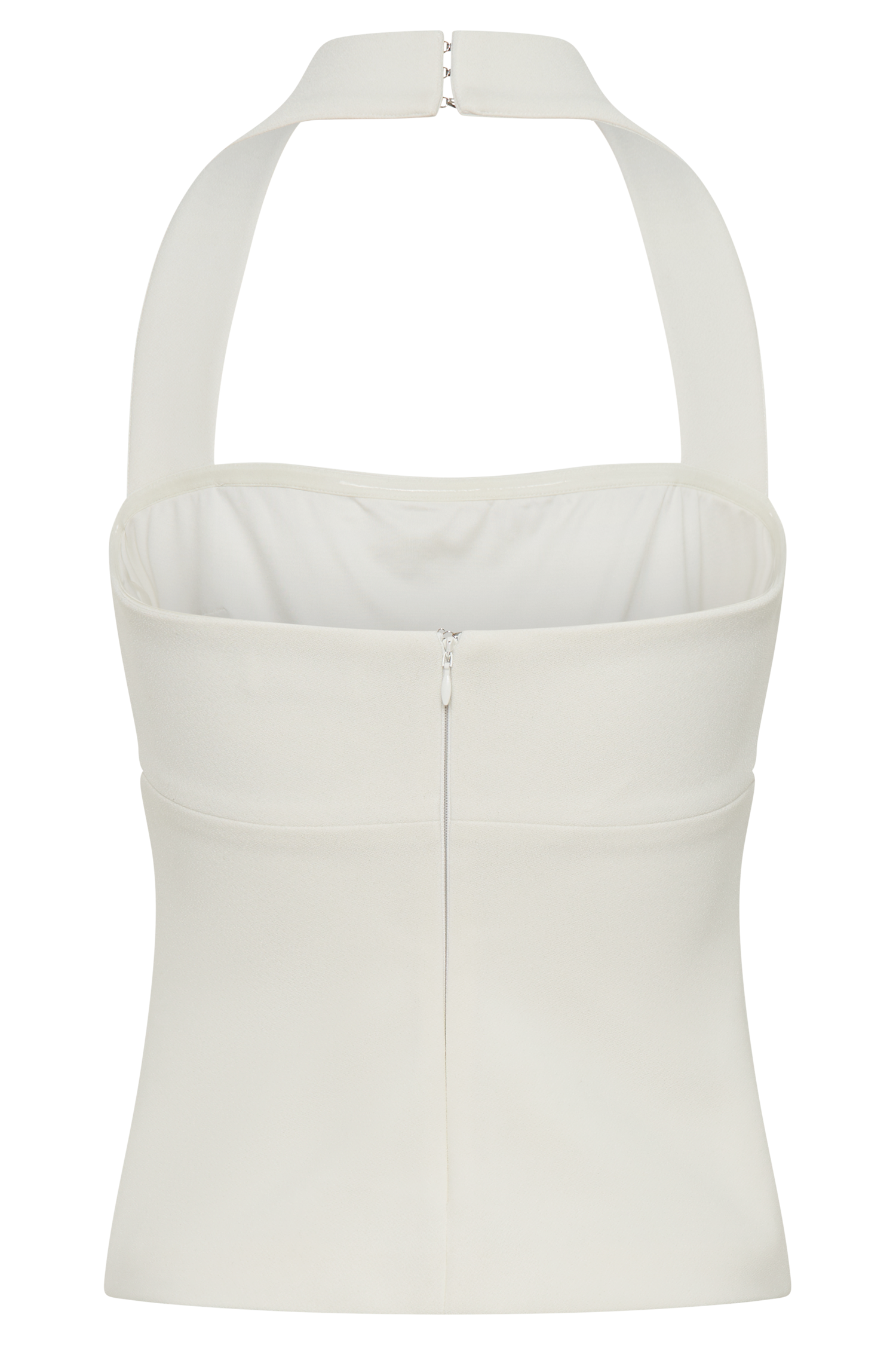 Amelita Suiting Halter Top - Ivory-My Chic Way.All Rights Reserved