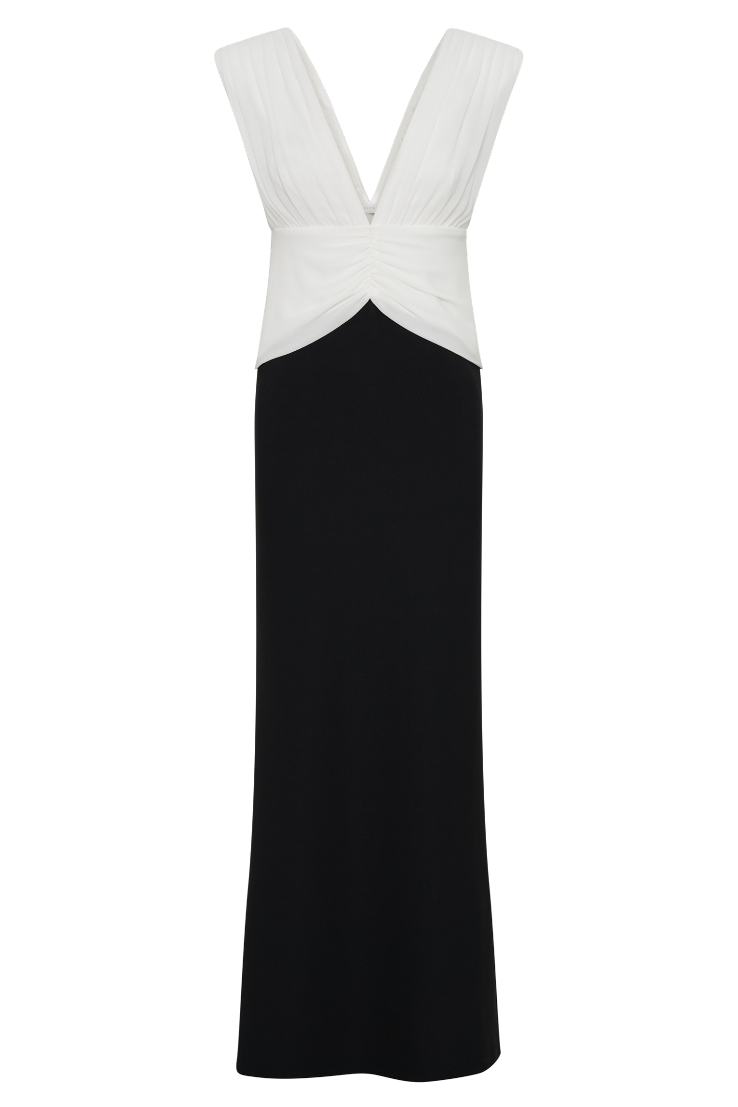 Monique Contrast Maxi Dress - Black-My Chic Way.All Rights Reserved
