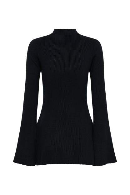 Jovie Oversized Knit Jumper - Black-My Chic Way.All Rights Reserved