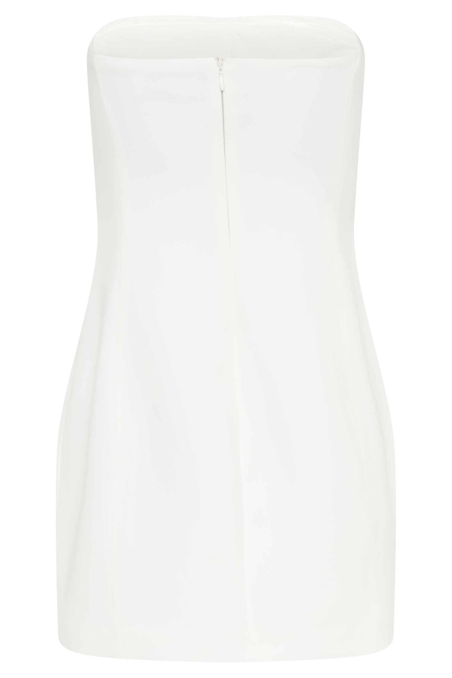 Maci Crepe Mini Dress - White-My Chic Way.All Rights Reserved