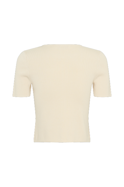 Monroe Embroidered Knit Top - Cream And Ivory-My Chic Way.All Rights Reserved