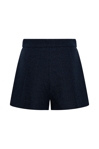 Parker Boucle Shorts - Midnight Blue-My Chic Way.All Rights Reserved