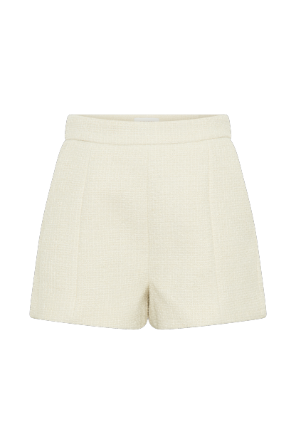 Parker Boucle Shorts - Ivory-My Chic Way.All Rights Reserved
