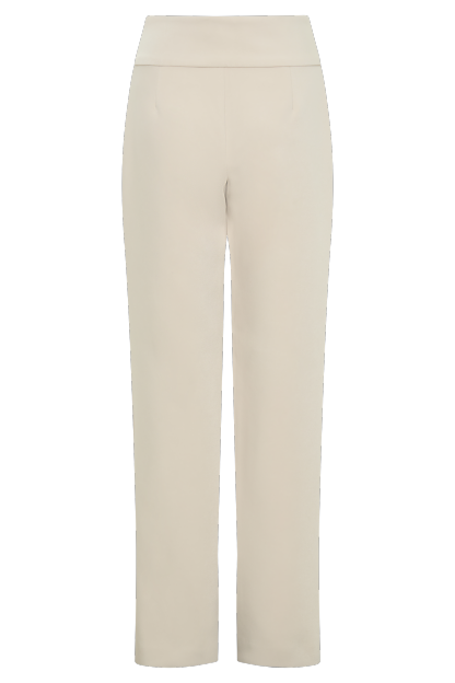 Lindie Straight Leg Suiting Pants - Sand-My Chic Way.All Rights Reserved