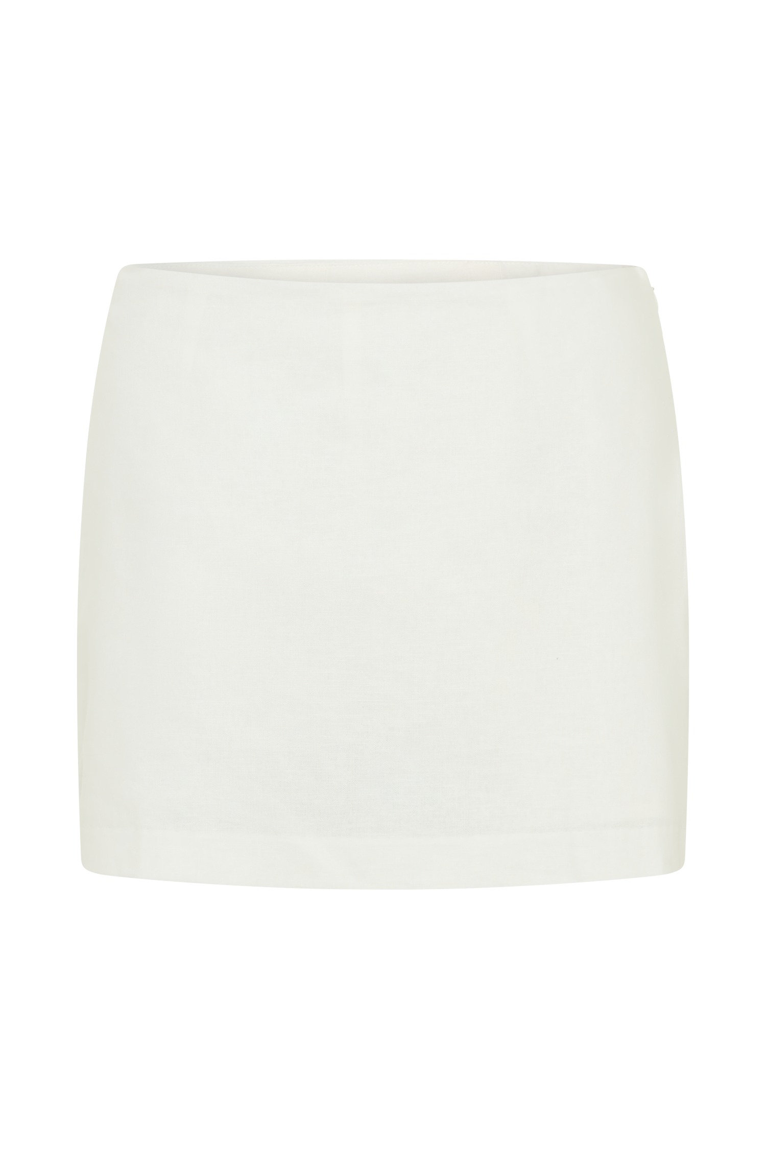 Ciara Linen Mini Skort - White-My Chic Way.All Rights Reserved
