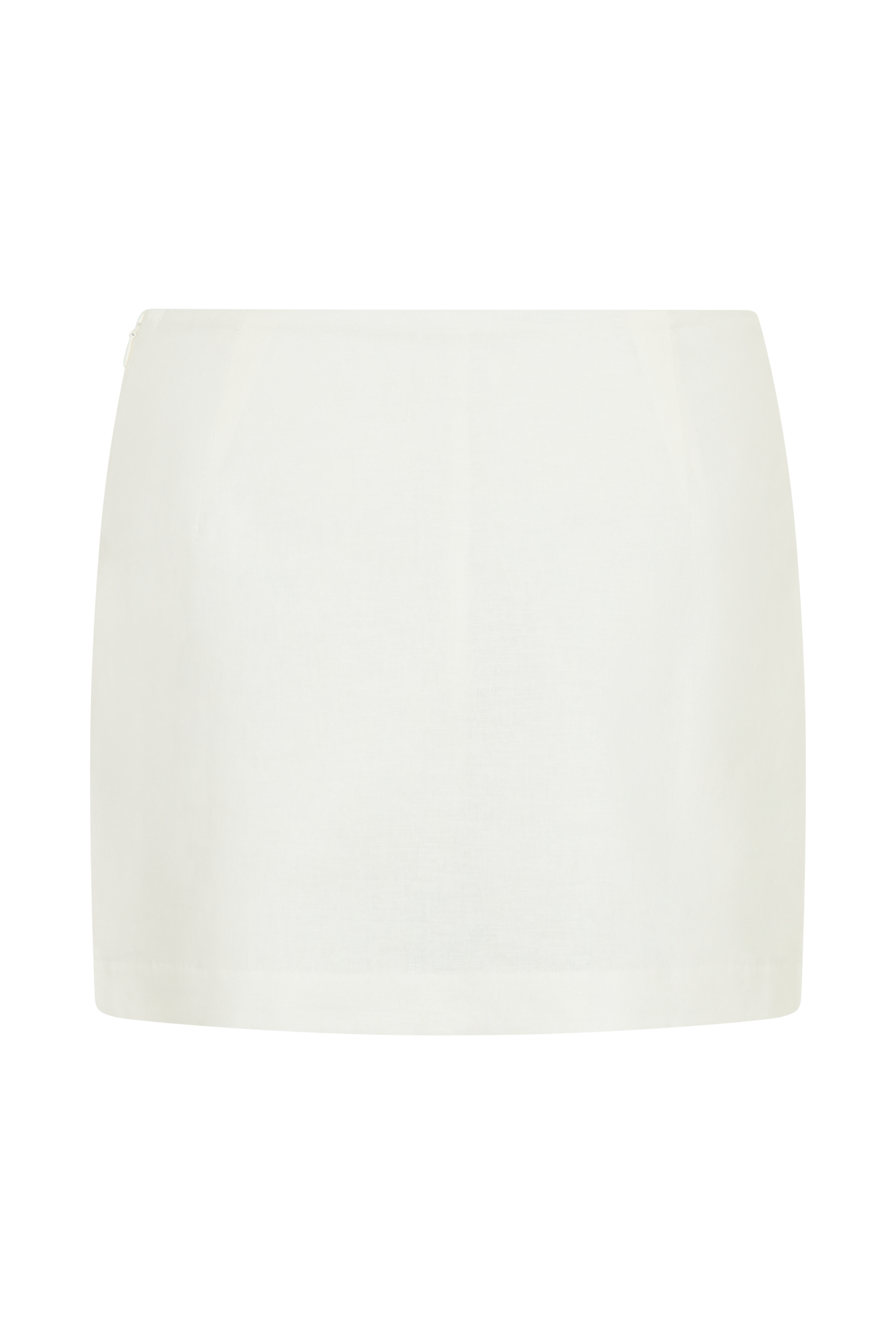 Ciara Linen Mini Skort - White-My Chic Way.All Rights Reserved