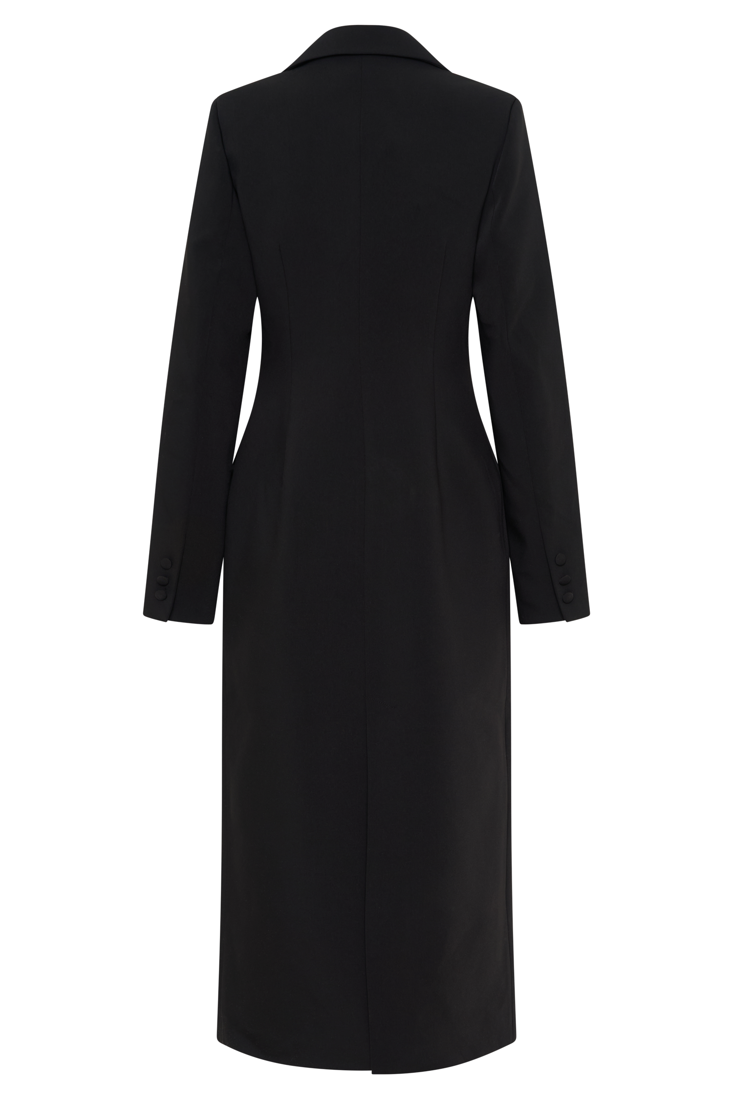 Caviar Suiting Coat - Black-My Chic Way.All Rights Reserved