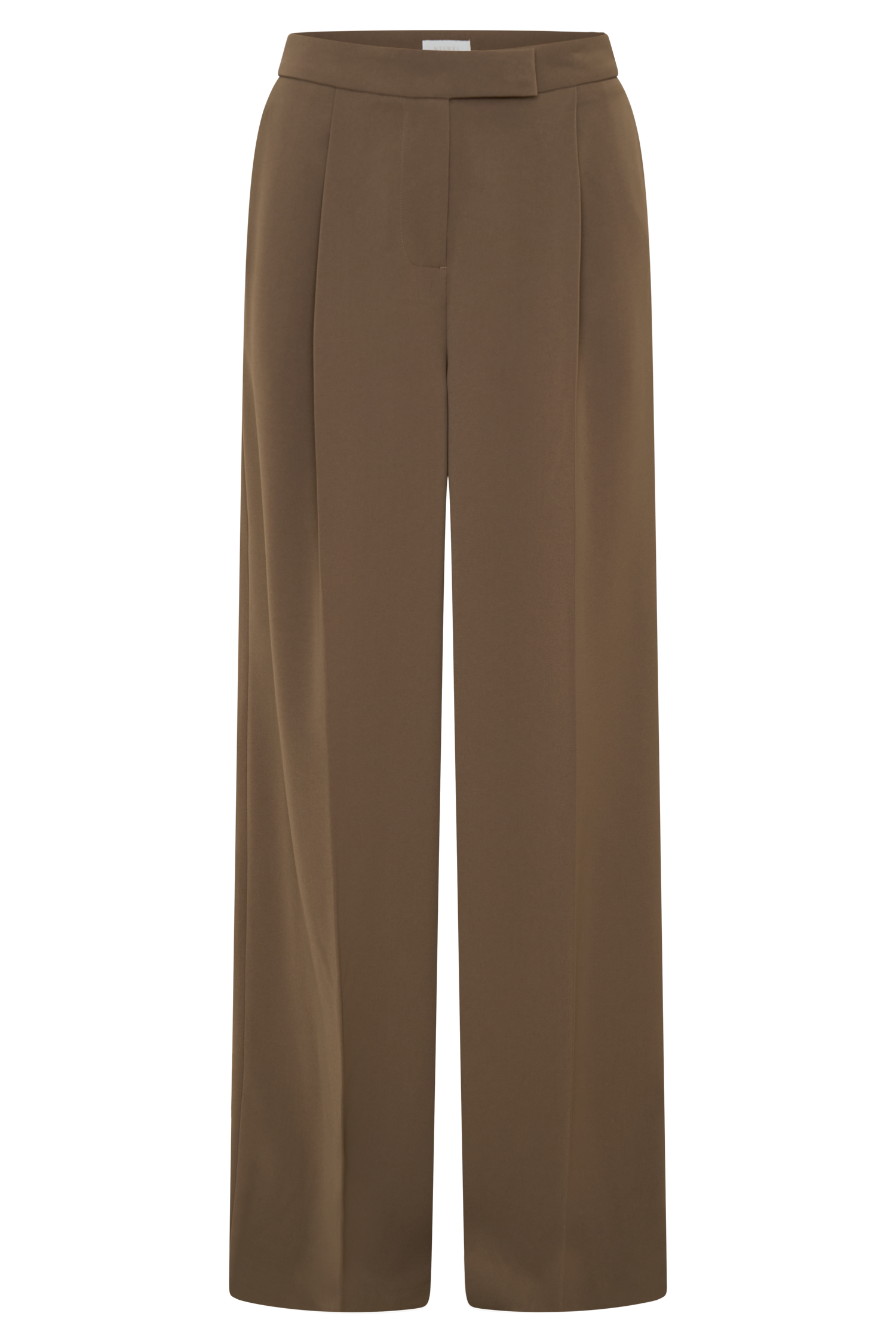 Faith Suiting Wide Leg Pant - Cacao Brown-My Chic Way.All Rights Reserved