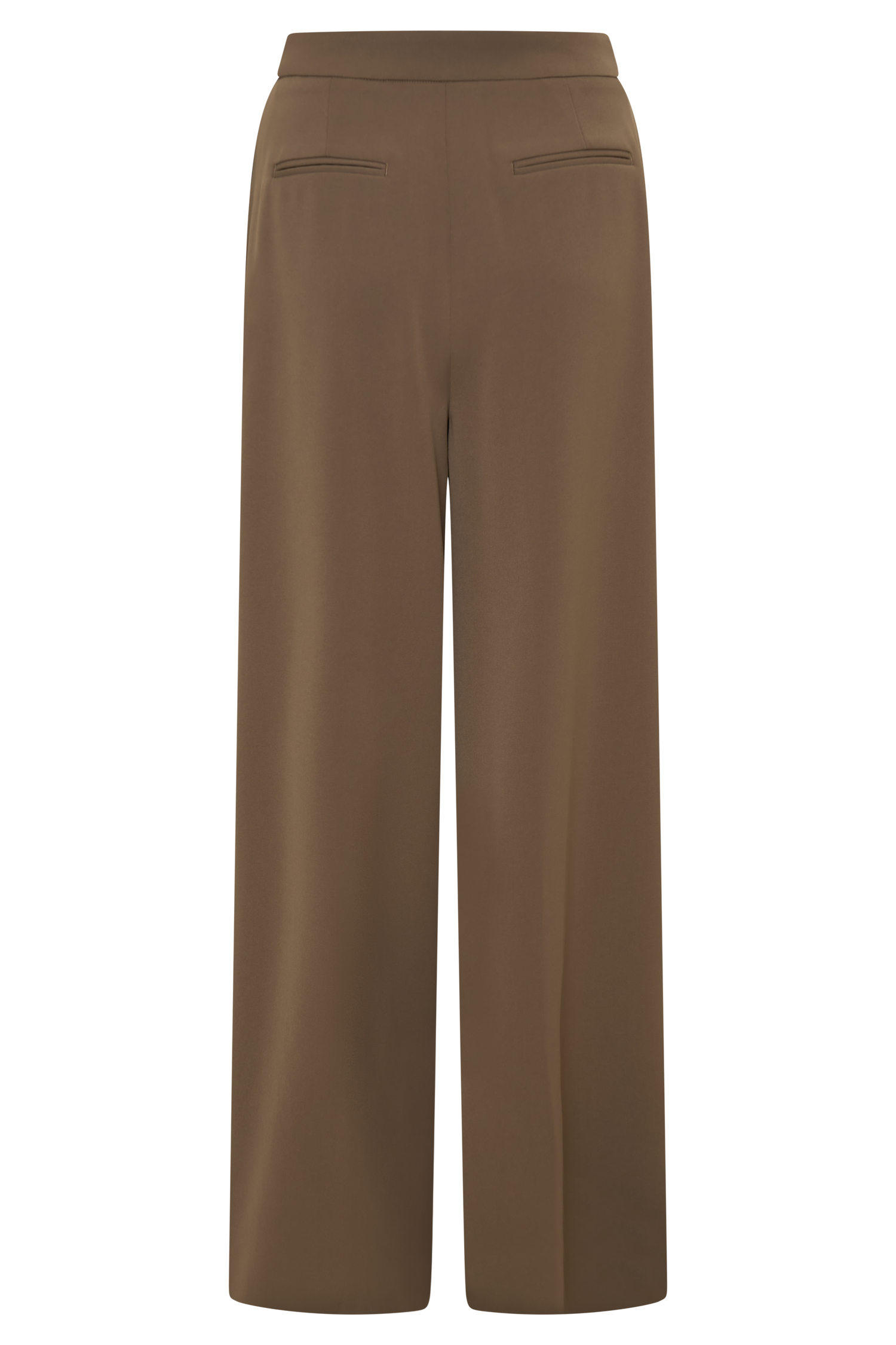 Faith Suiting Wide Leg Pant - Cacao Brown-My Chic Way.All Rights Reserved