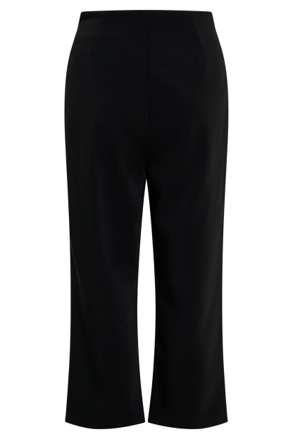 Nola Suiting Capri Pants - Black-My Chic Way.All Rights Reserved