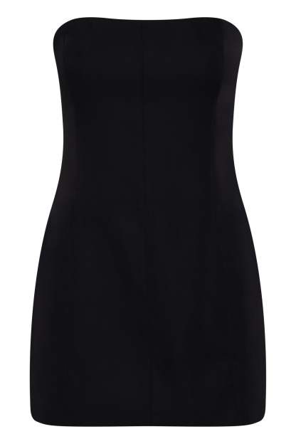 Maci Crepe Mini Dress - Black-My Chic Way.All Rights Reserved