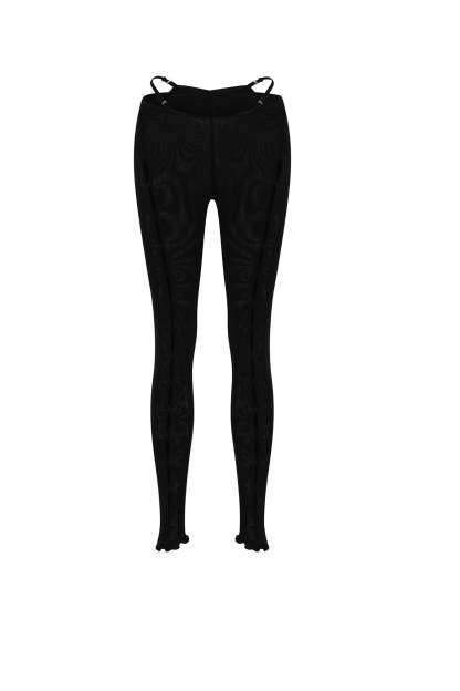 Gabriella Cutout Full Length Pants - Black-My Chic Way.All Rights Reserved