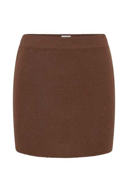 Esme Knit Mini Skirt - Clay-My Chic Way.All Rights Reserved