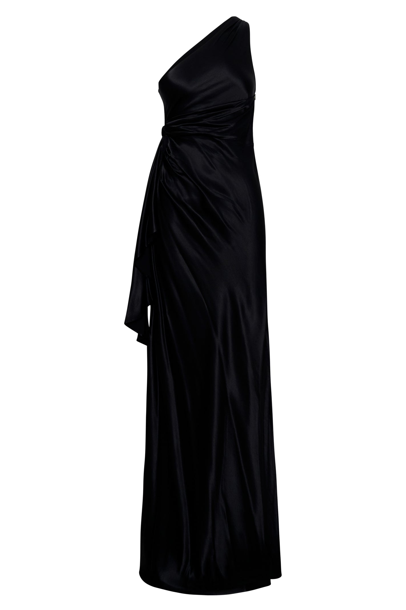 Calliope One Shoulder Maxi Dress - Black-My Chic Way.All Rights Reserved