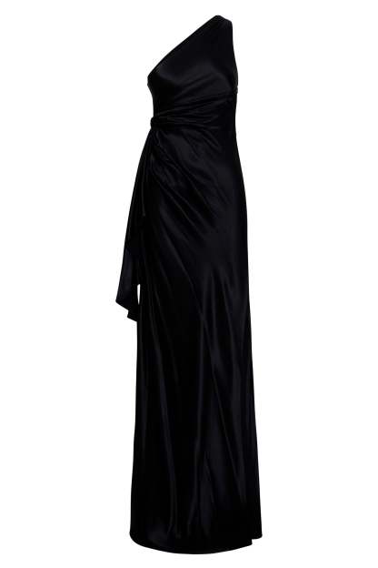 Calliope One Shoulder Maxi Dress - Black-My Chic Way.All Rights Reserved