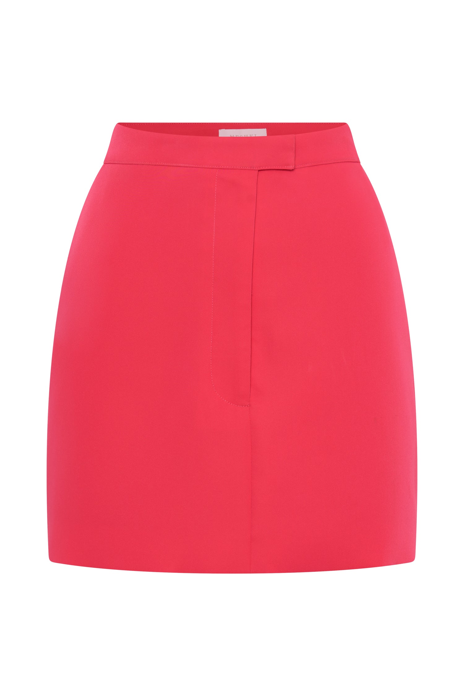 Josie Crepe Mini Skirt - Raspberry-My Chic Way.All Rights Reserved