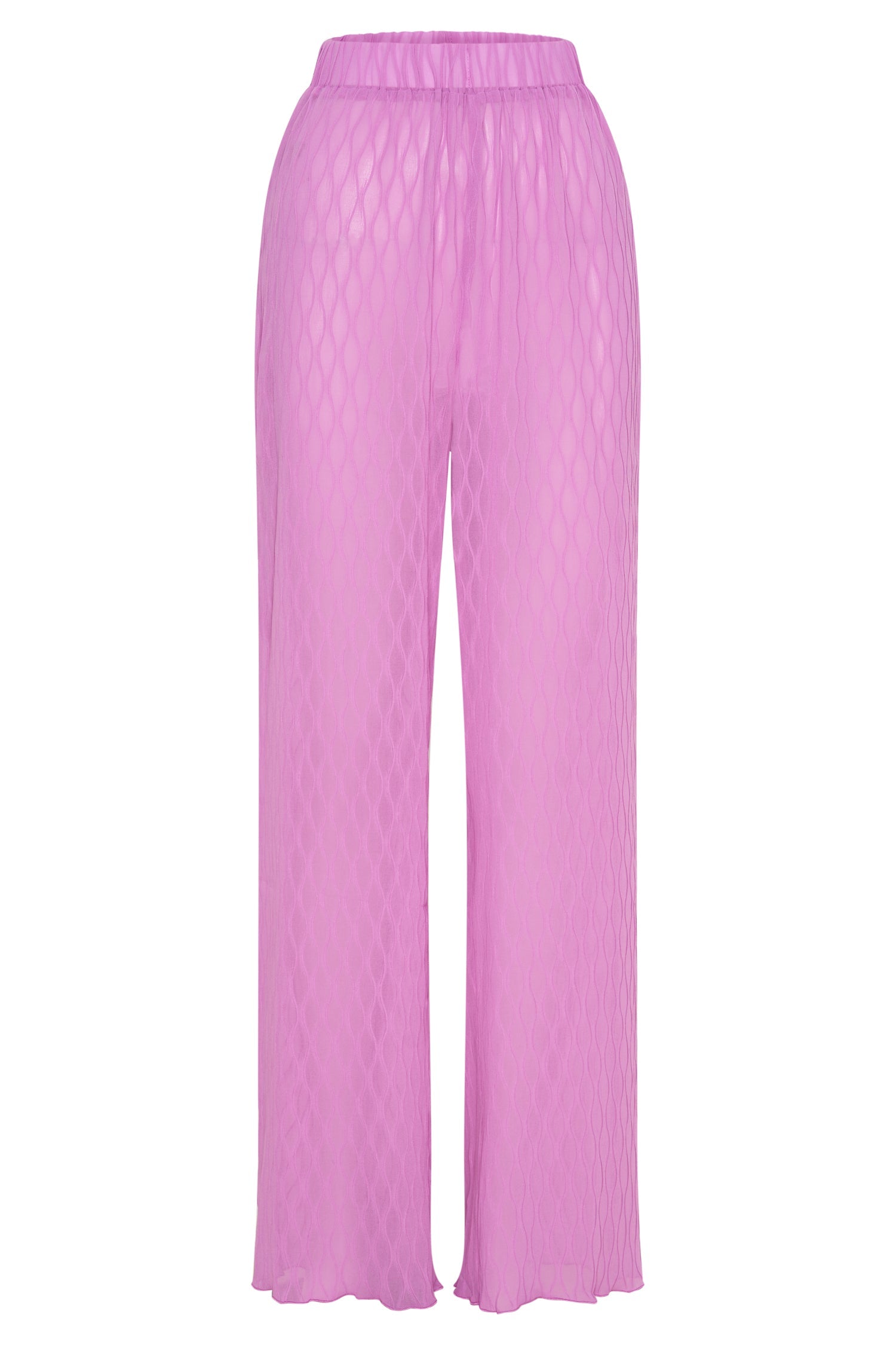 Karla Wave Pleat Pant - Rose Pink-My Chic Way.All Rights Reserved