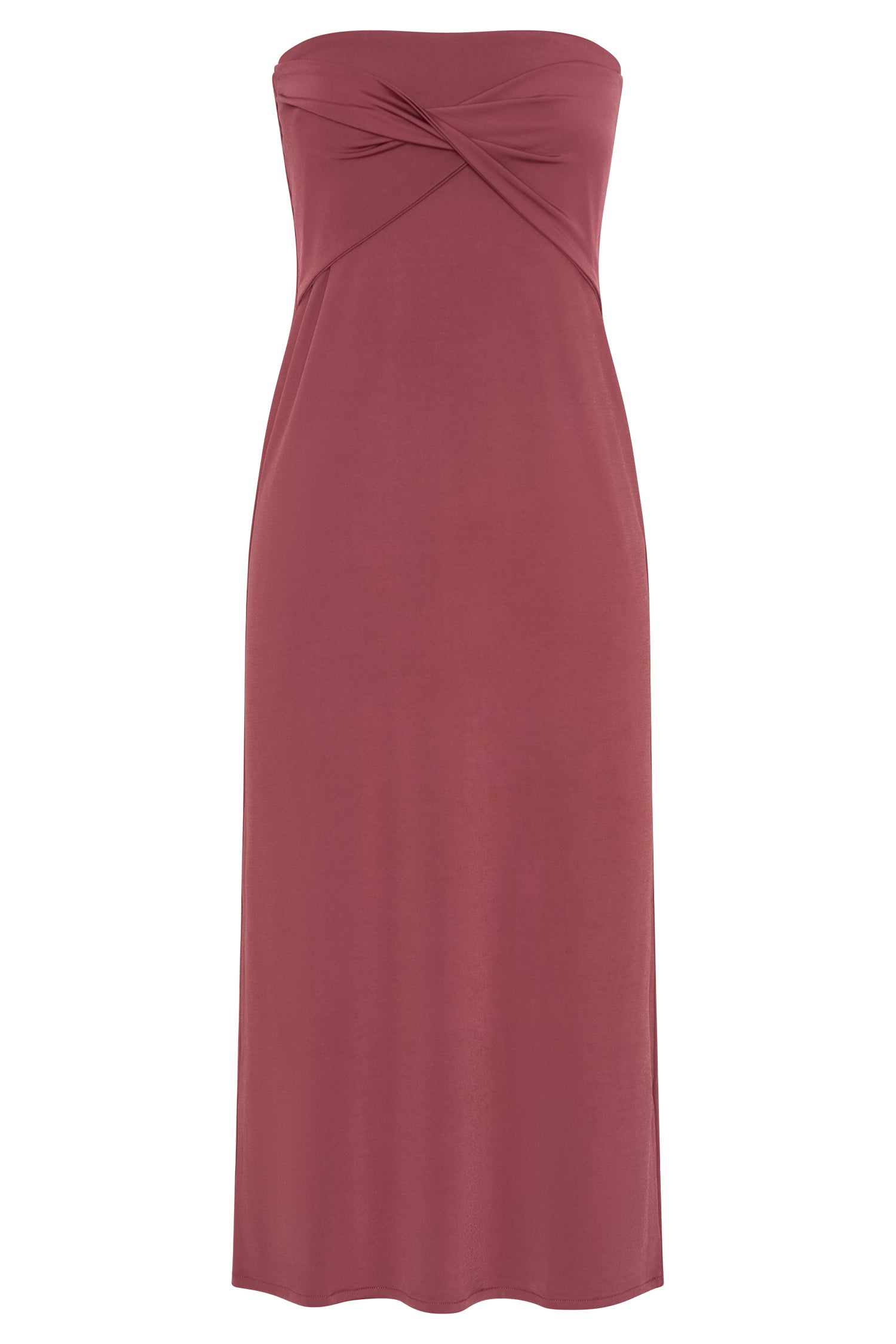 Ceri Maxi Twist Skirt - Wine-My Chic Way.All Rights Reserved