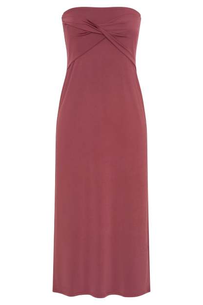 Ceri Maxi Twist Skirt - Wine-My Chic Way.All Rights Reserved