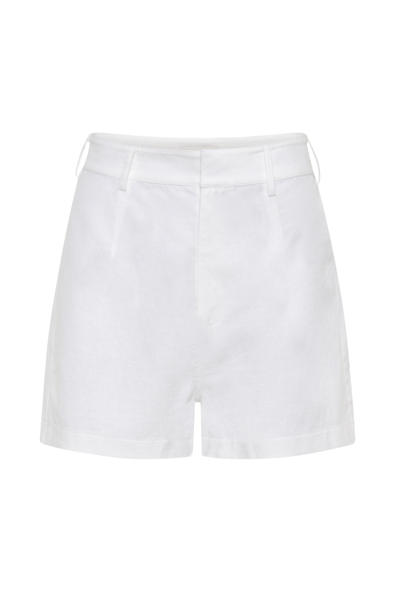 Jadri Linen Shorts - White-My Chic Way.All Rights Reserved