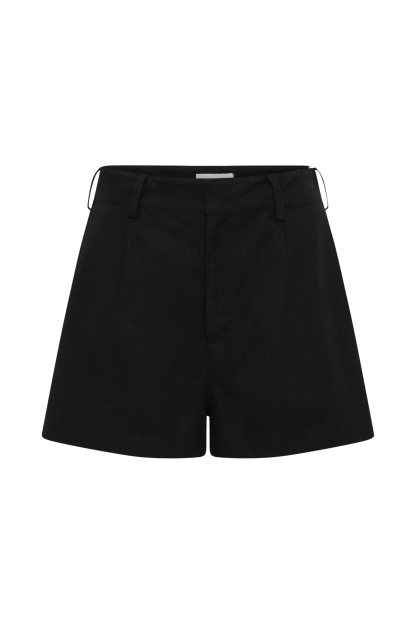 Jadri Linen Shorts - Black-My Chic Way.All Rights Reserved